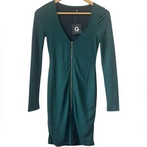 NWT  Guess mini ribbed-knit dress. Size:XS